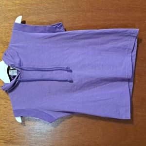 Girl's Basic Edition Sleeveless Hooded Top Size 10/12 (Medium)